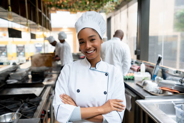 Chef finishing a plate